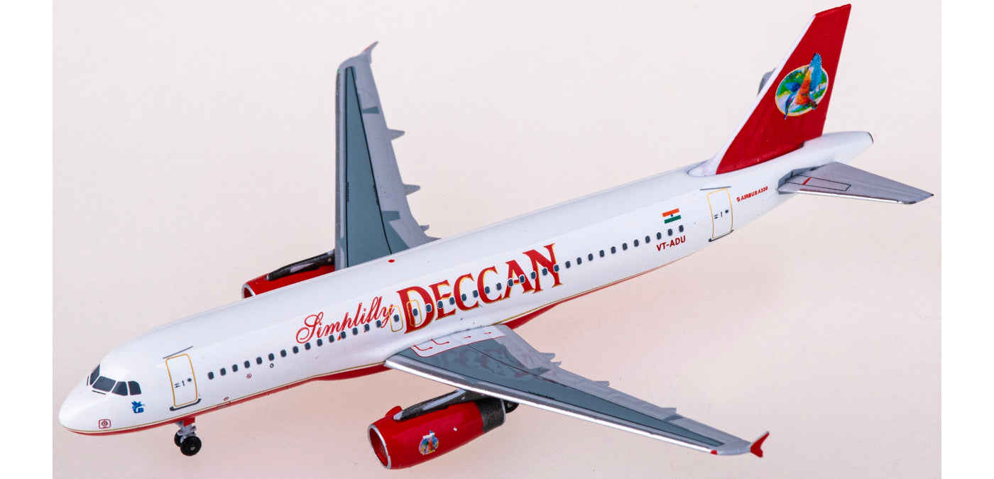 1:400 AeroClassics AC411260 Simplifly Deccan Airbus A320 VT-ADU Aircraft Model+Free Tractor