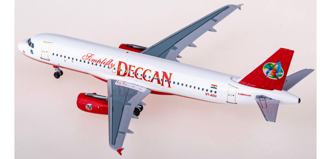 1:400 AeroClassics AC411260 Simplifly Deccan Airbus A320 VT-ADU Aircraft Model+Free Tractor