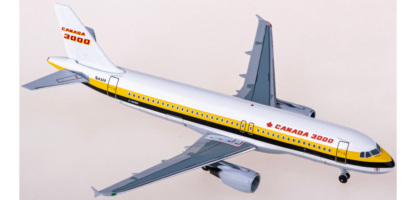 1:400 AeroClassics AC411256 Canada 3000 Airbus A320 C-GXBB Aircraft Model+Free Tractor