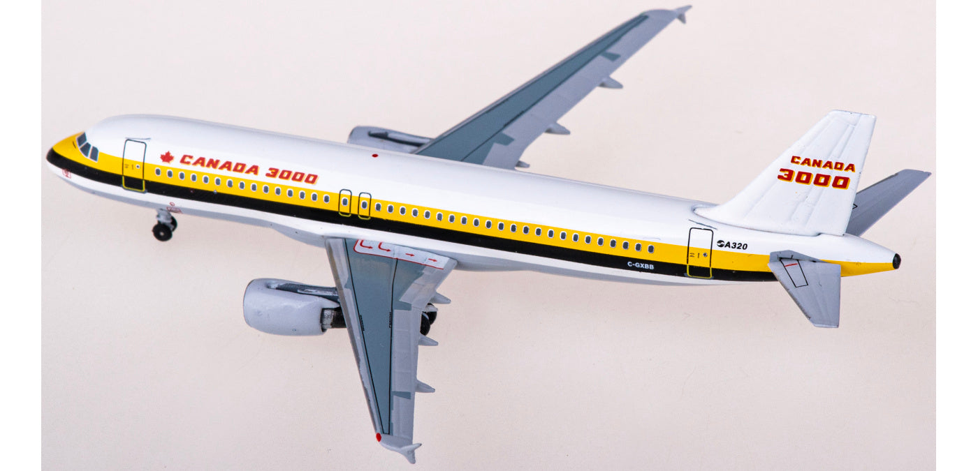 1:400 AeroClassics AC411256 Canada 3000 Airbus A320 C-GXBB Aircraft Model+Free Tractor