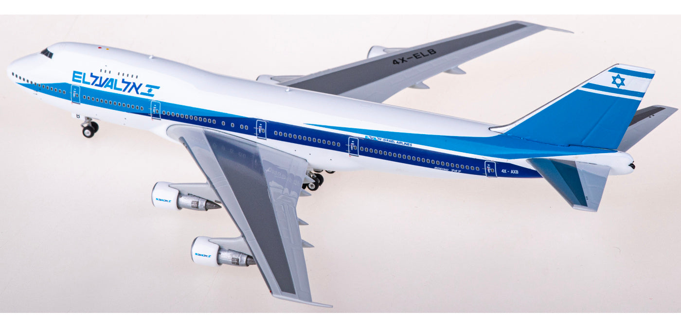 1:400 Phoenix PH11805 El Al Boeing 747-200 4X-AXB+Free Tractor