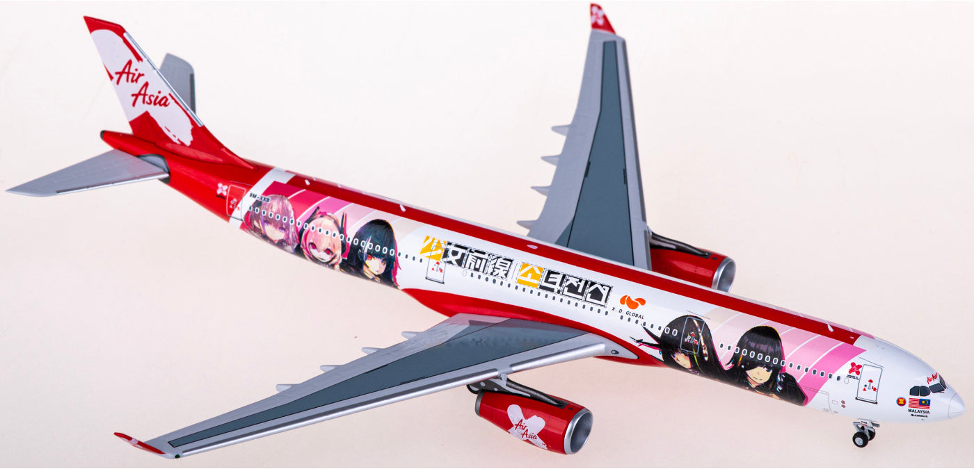 1:400 NG Models NG62062 AirAsia Airbus A330-300 9M-XXB+Free Tractor