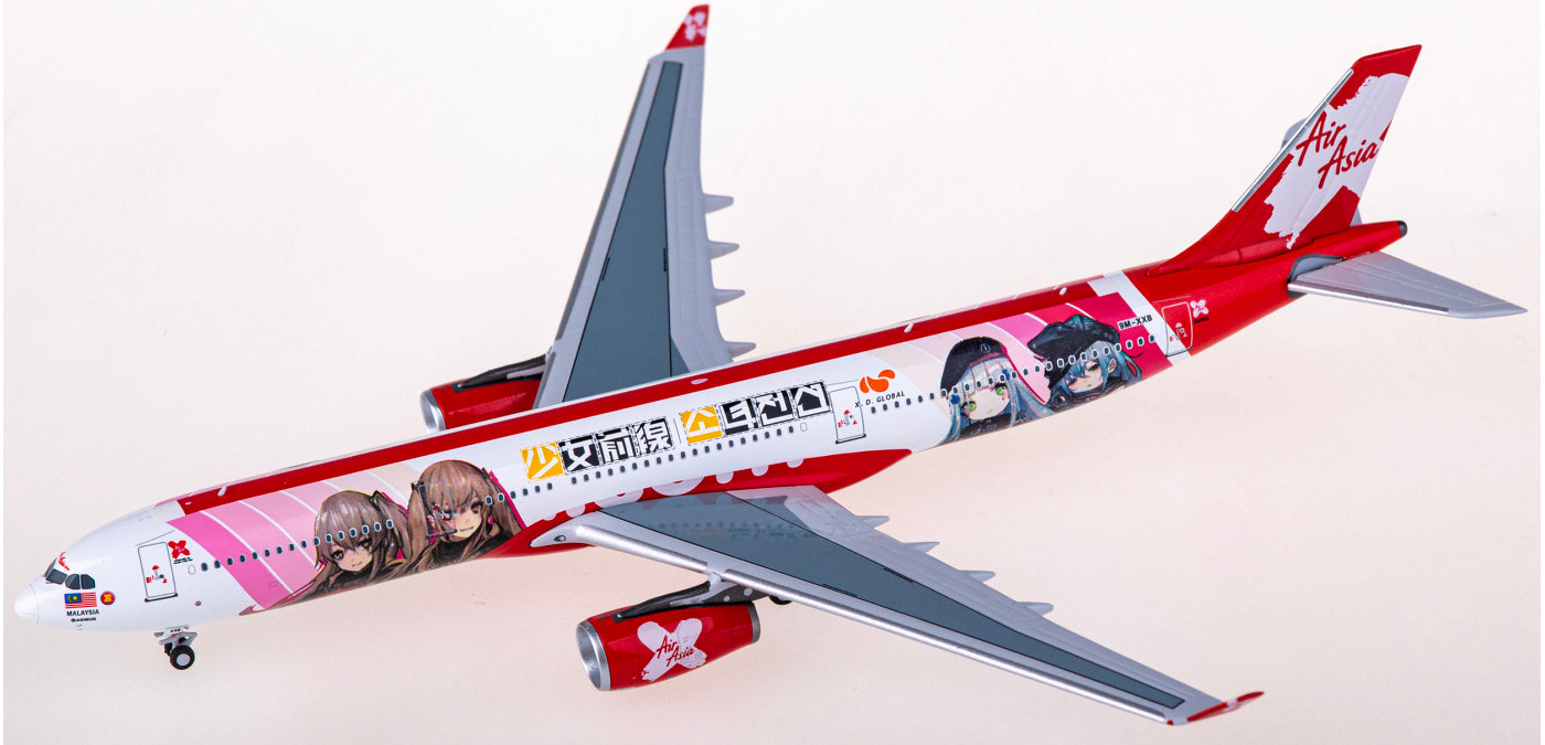 1:400 NG Models NG62062 AirAsia Airbus A330-300 9M-XXB+Free Tractor