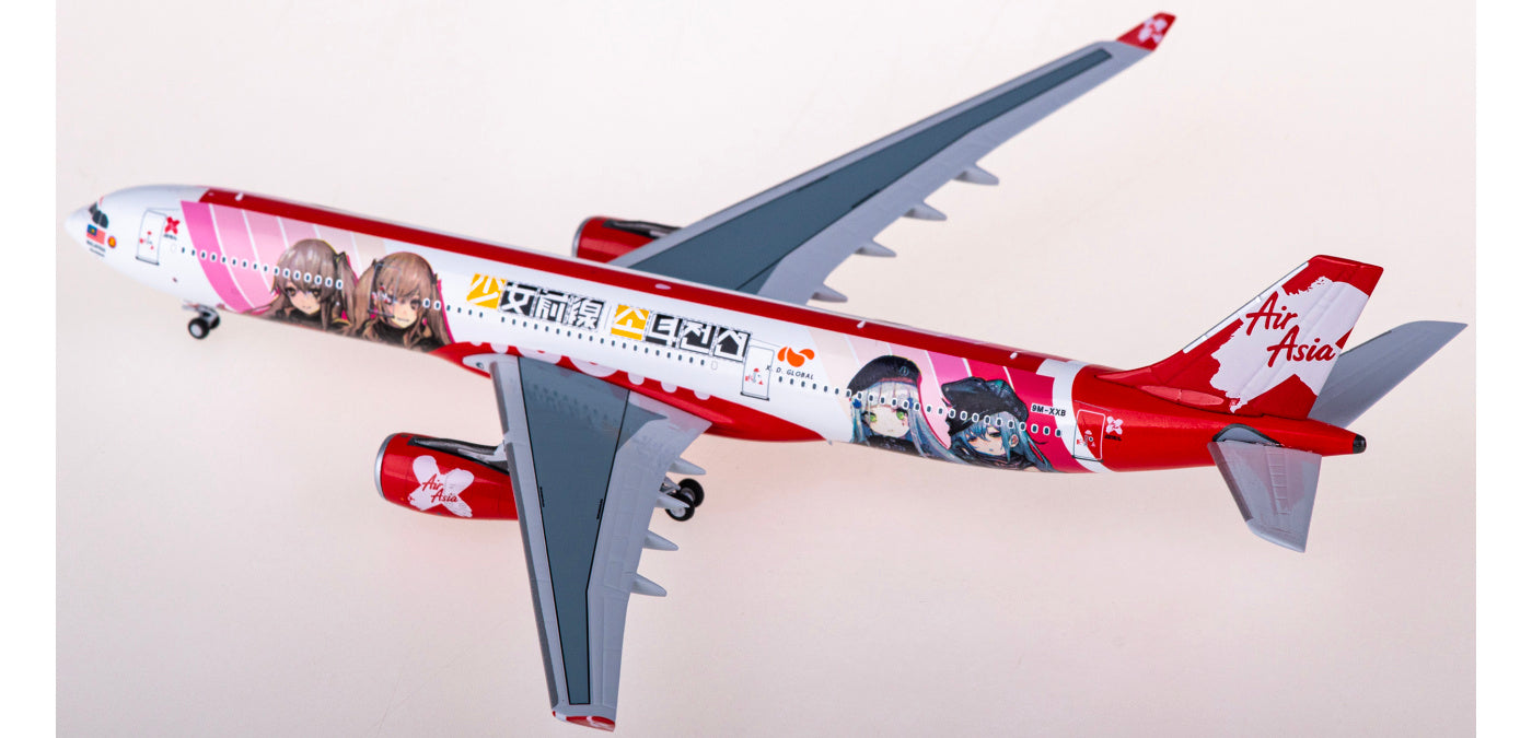 1:400 NG Models NG62062 AirAsia Airbus A330-300 9M-XXB+Free Tractor