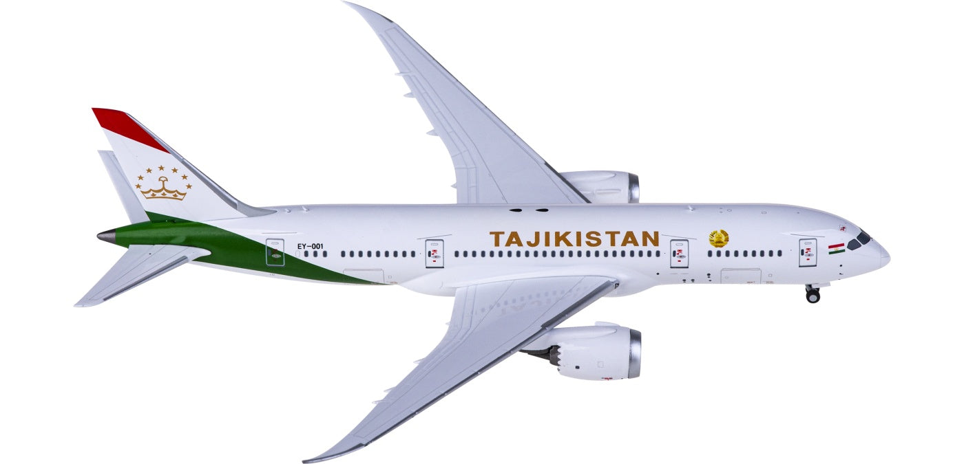 1:400 NG Models NG59023 Tajikistan Boeing 787-8 EY-001 +Free Tractor