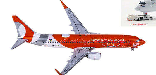 1:400 NG Models NG58171 GOL Boeing 737-800 PR-GXI+Free Tractor