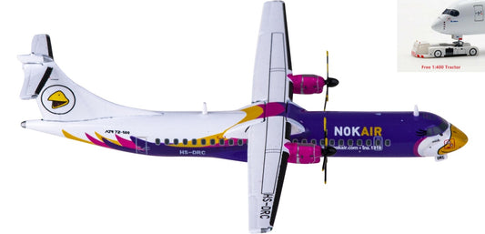 1:400 JC Wings LH4256 Nok Air ATR-72-500 HS-DRC Aircraft Model+Free Tractor