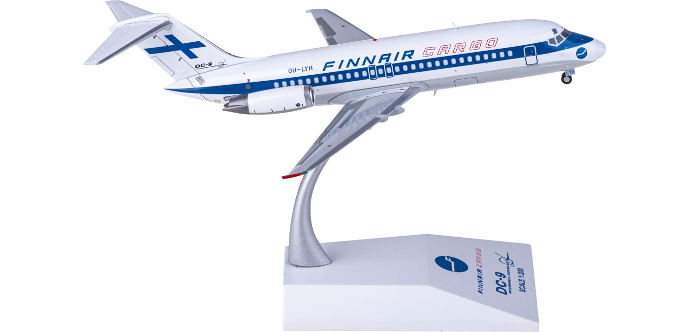 1:200 JC Wings LH2374 Finnair Cargo McDonnell Douglas DC-9-15 OH-LYH