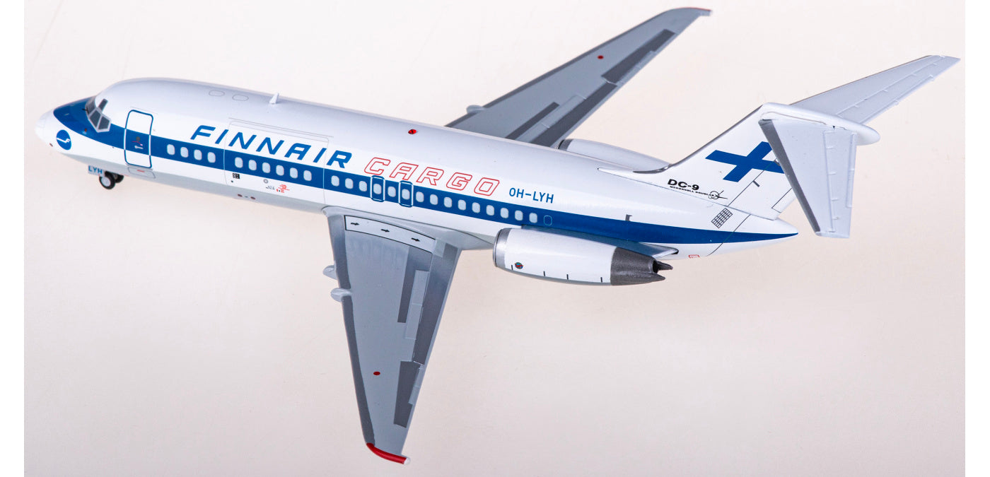 1:200 JC Wings LH2374 Finnair Cargo McDonnell Douglas DC-9-15 OH-LYH