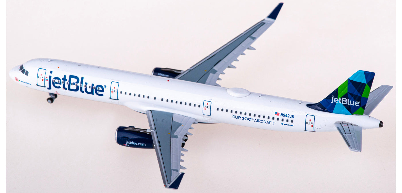 1:400 NG Models NG13055 JetBlue Airbus A321 N942JB+Free Tractor