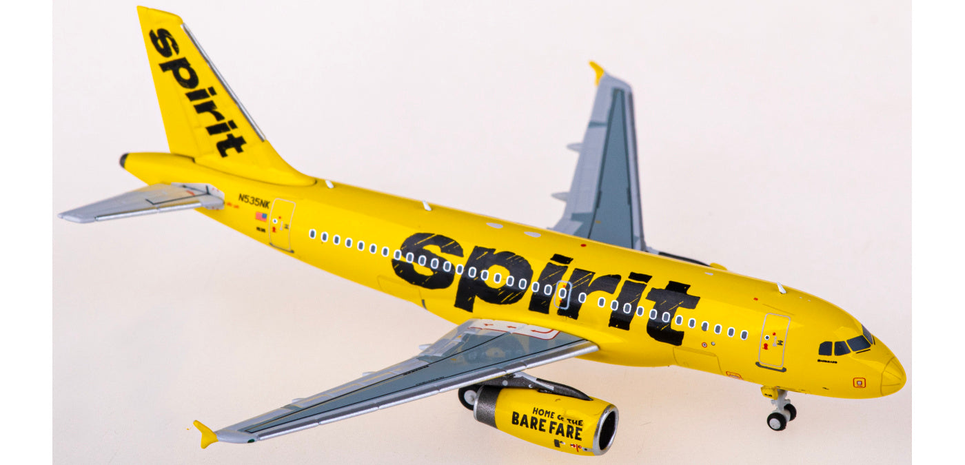 1:400 NG Models NG49022 Spirit Airlines Airbus A319 N535NK+Free Tractor