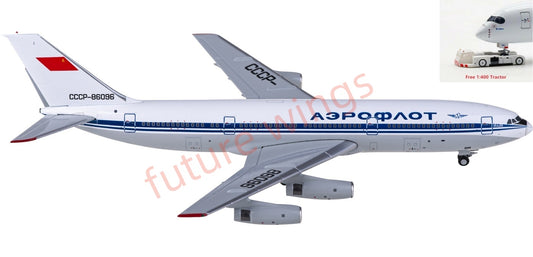 1:400 JC Wings XX40089 Aeroflot Ilyushin IL-86 CCCP-86096 Aircraft Model+Free Tractor