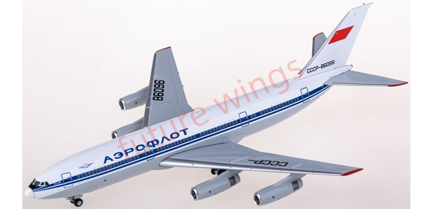 1:400 JC Wings XX40089 Aeroflot Ilyushin IL-86 CCCP-86096 Aircraft Model+Free Tractor