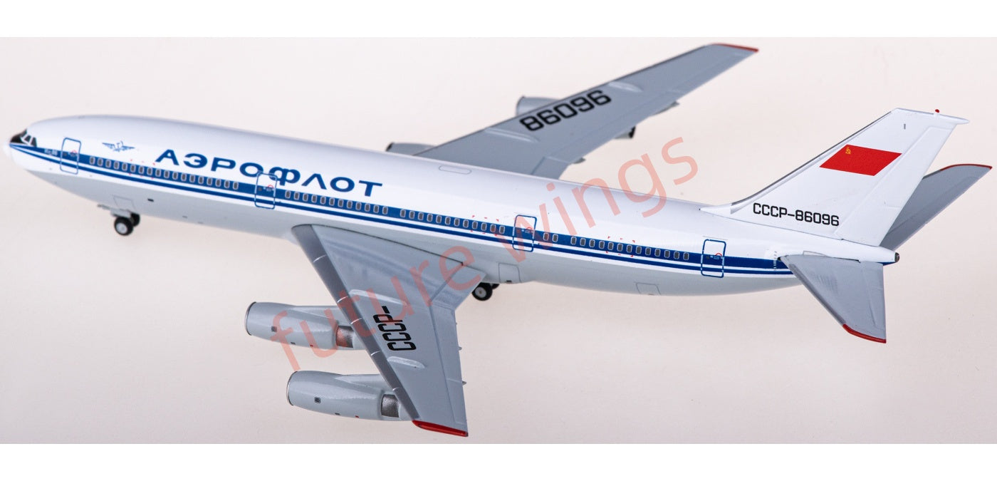 1:400 JC Wings XX40089 Aeroflot Ilyushin IL-86 CCCP-86096 Aircraft Model+Free Tractor