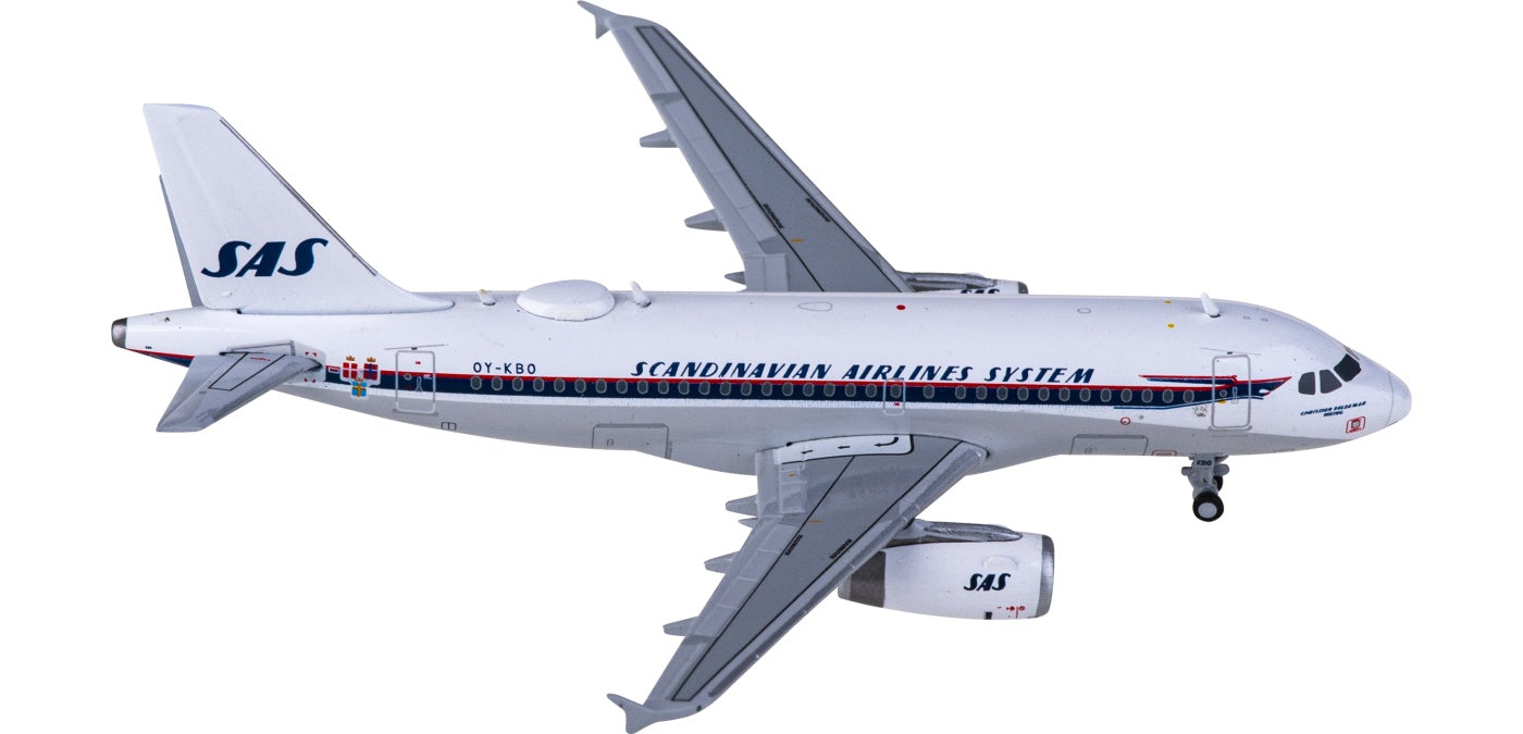 1:400 JC Wings XX40041 SAS Airbus A319 OY-KBO Aircraft Model+Free Tractor