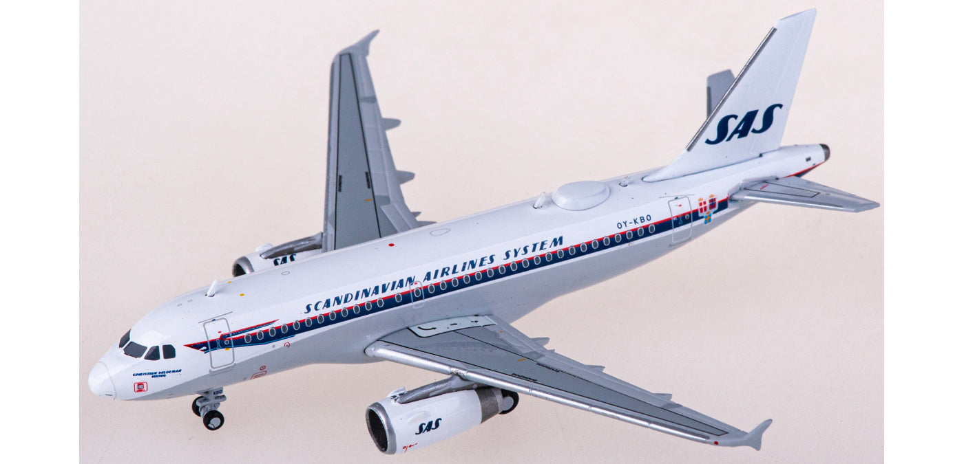 1:400 JC Wings XX40041 SAS Airbus A319 OY-KBO Aircraft Model+Free Tractor