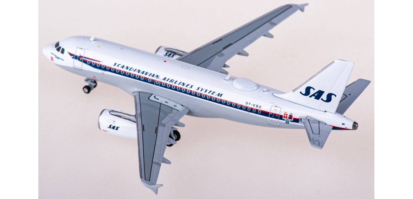 1:400 JC Wings XX40041 SAS Airbus A319 OY-KBO Aircraft Model+Free Tractor