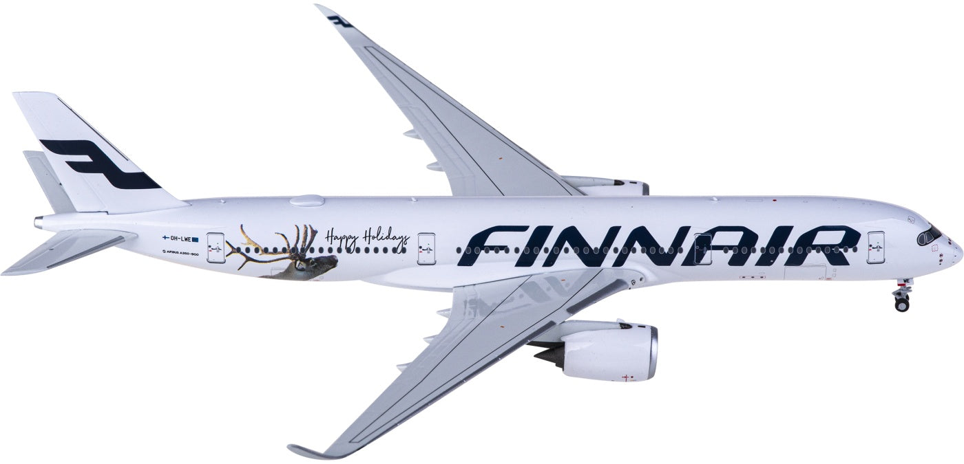 1:400 NG Models NG39047 Finnair Airbus A350-900 OH-LWE Aircraft Model+Free Tractor