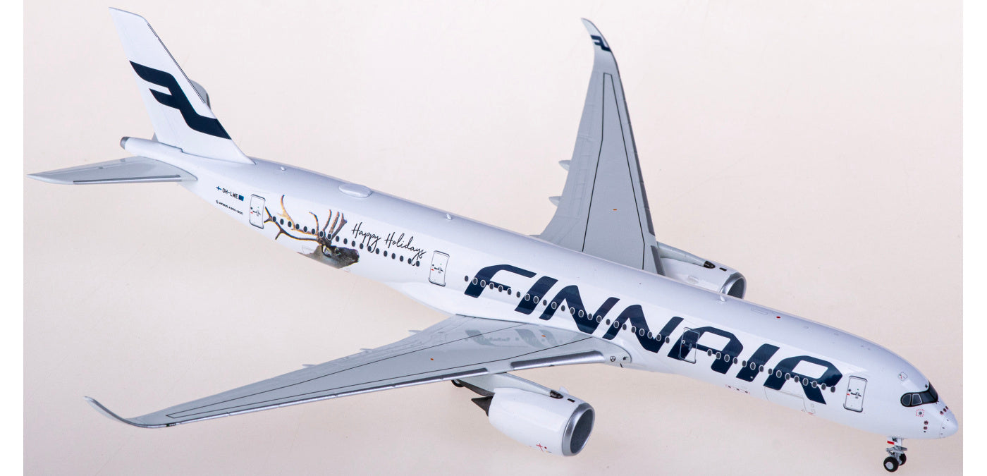 1:400 NG Models NG39047 Finnair Airbus A350-900 OH-LWE Aircraft Model+Free Tractor