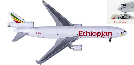 1:400 Phoenix PH11821 Ethiopian Airlines McDonnell Douglas MD-11 ET-AND Aircraft Model+Free Tractor