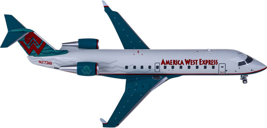 1:200 NG Models NG52071 America West Airlines Bombardier CRJ200LR N27318 Diecast Aircraft Model