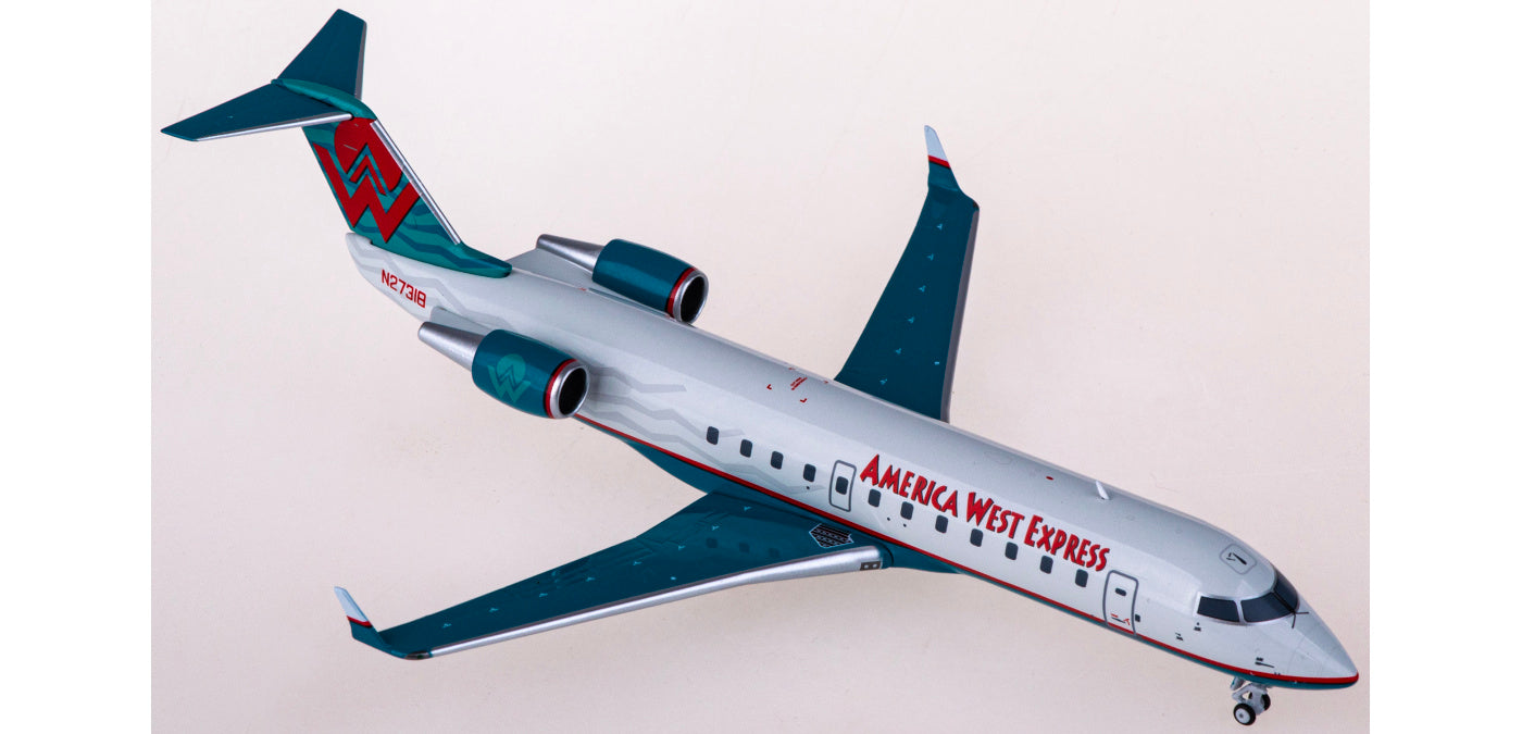 1:200 NG Models NG52071 America West Airlines Bombardier CRJ200LR N27318 Diecast Aircraft Model