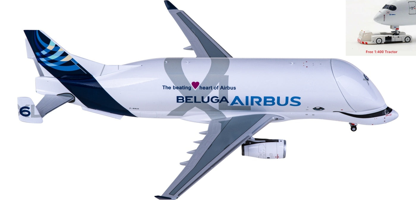 1:400 NG Models NG60010 Airbus A330-700L Beluga XL F-GXLO No.6+Free Tractor