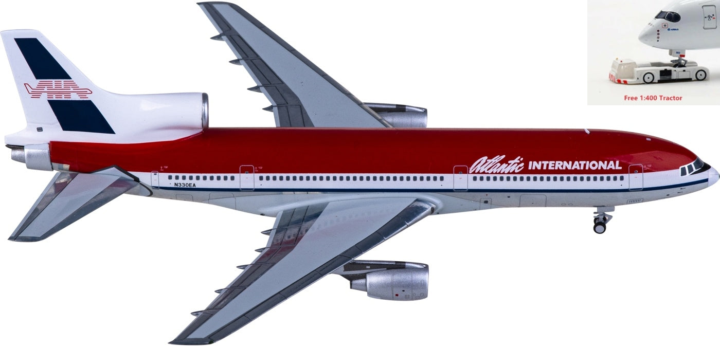 1:400 NG Models BM10010 Atlantic International Lockheed L-1011-1 N330EA+Free Tractor