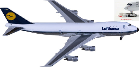 1:400 Phoenix PH04559 Lufthansa Airlines Boeing 747-100 D-ABYC Aircraft Model+Free Tractor