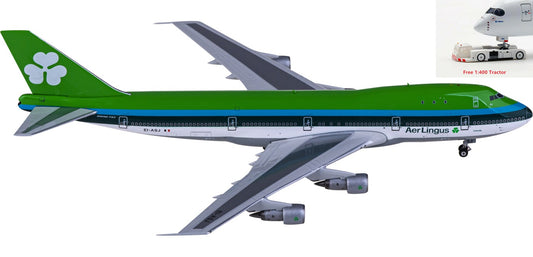 1:400 Phoenix PH11840 Aer Lingus Boeing 747-100 EI-ASJ Aircraft Model+Free Tractor