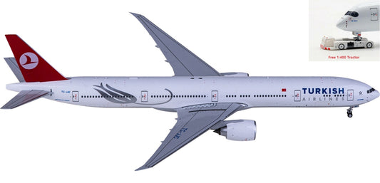 1:400 NG Models NG73036 Turkish Airlines Boeing 777-300ER TC-JJC Aircraft Model+Free Tractor