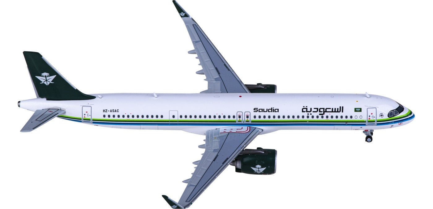 1:400 JC Wings XX40188 Saudia Airbus A321neo HZ-ASAC Aircraft Model+Free Tractor