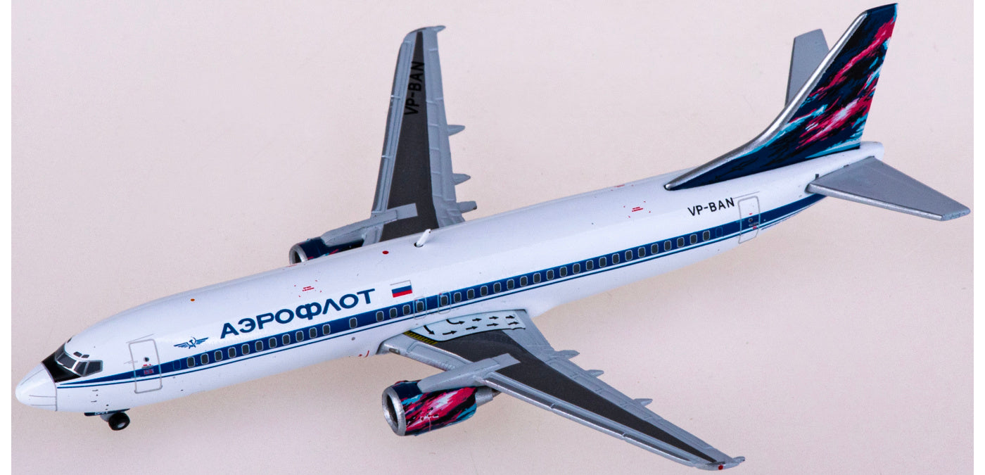 1:400 JC Wings XX4978 Aeroflot Boeing 737-400 VP-BAN Aircraft Model+Free Tractor