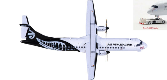 1:400 JC Wings XX4968 Air New Zealand ATR-72-600 ZK-MVX Aircraft Model+Free Tractor