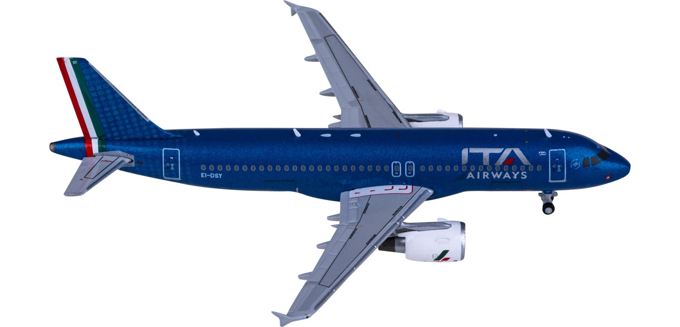 1:400 JC Wings XX40139 ITA Airways Airbus A320 EI-DSY Aircraft Model+Free Tractor