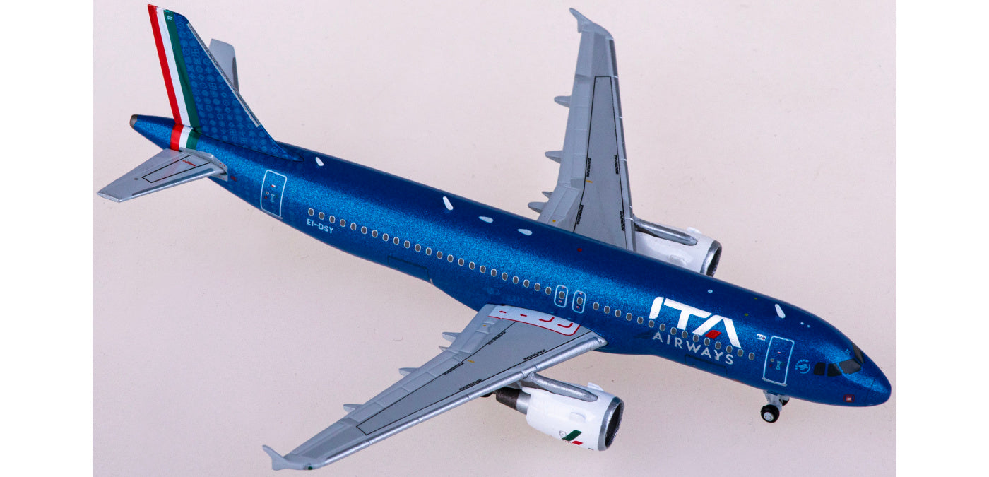 1:400 JC Wings XX40139 ITA Airways Airbus A320 EI-DSY Aircraft Model+Free Tractor