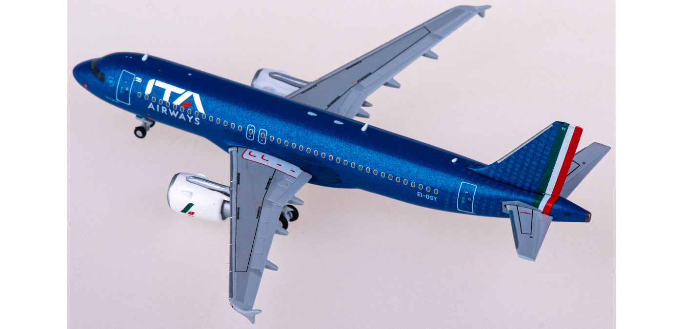 1:400 JC Wings XX40139 ITA Airways Airbus A320 EI-DSY Aircraft Model+Free Tractor