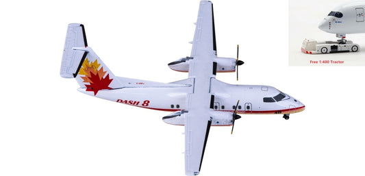 1:400 JC Wings LH4293 De Havilland Canada Bombardier Dash 8 Q100 C-GGPJ Aircraft Model+Free Tractor