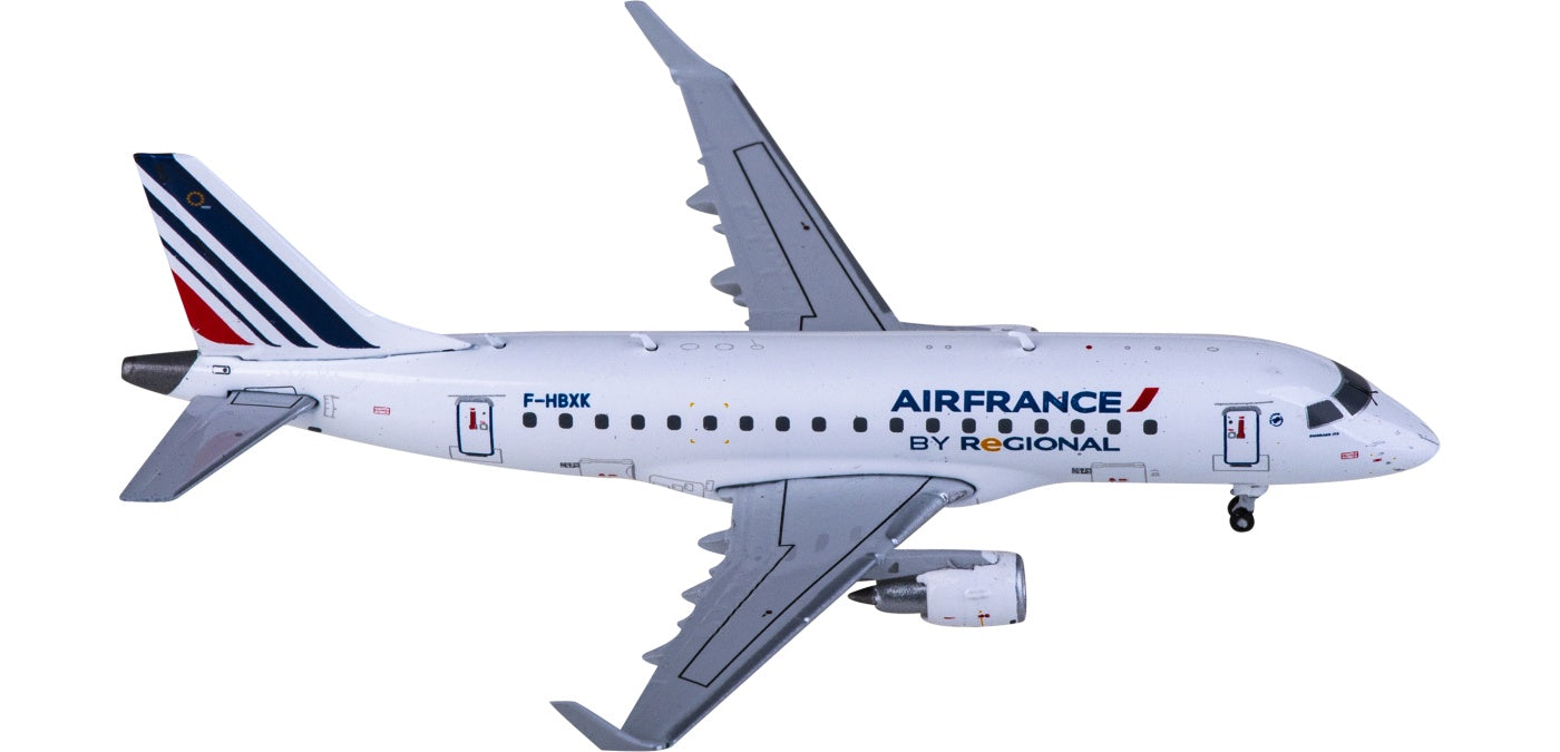 1:400 JC Wings XX40122 Air France Embraer ERJ-170LR F-HBXK Aircraft Model+Free Tractor