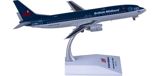 1:200 JC Wings XX20260 BMI Boeing 737-400 G-OBME Aircraft Model