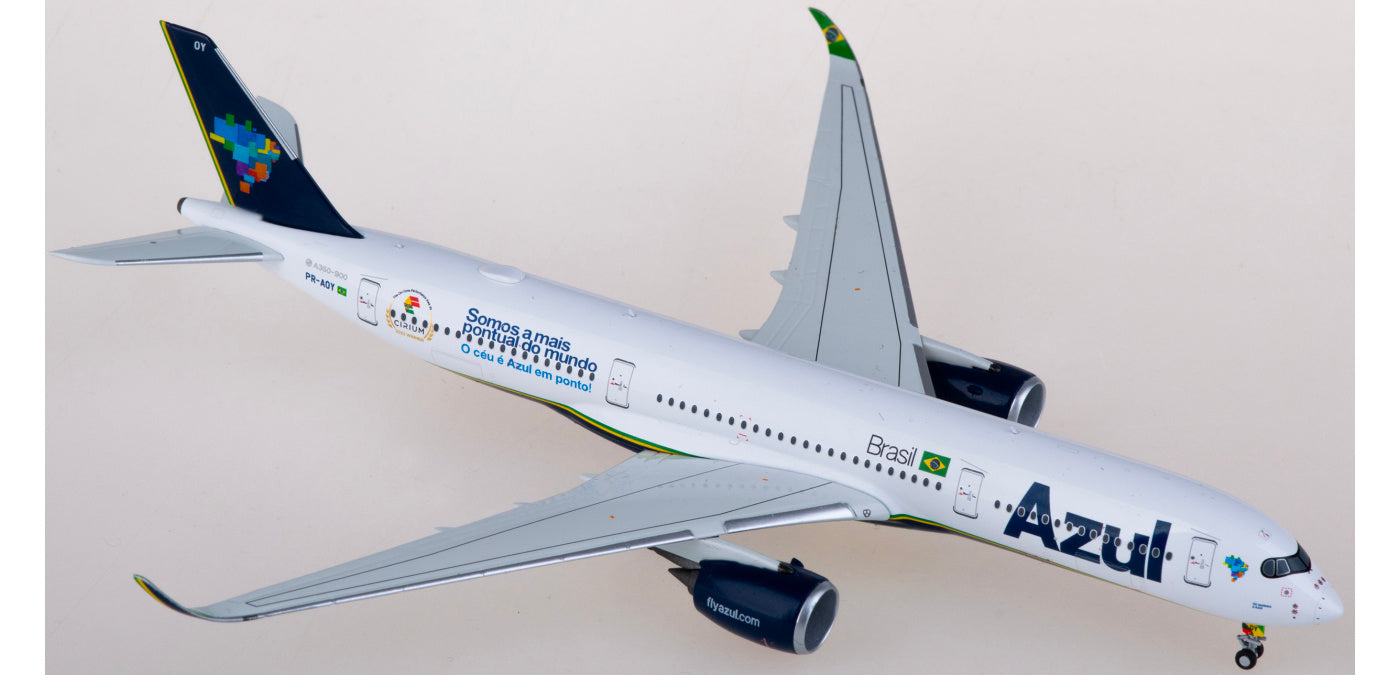 1:400 NG Models NG39050 Azul Airbus A350-900 PR-AOY Aircraft Model+Free Tractor