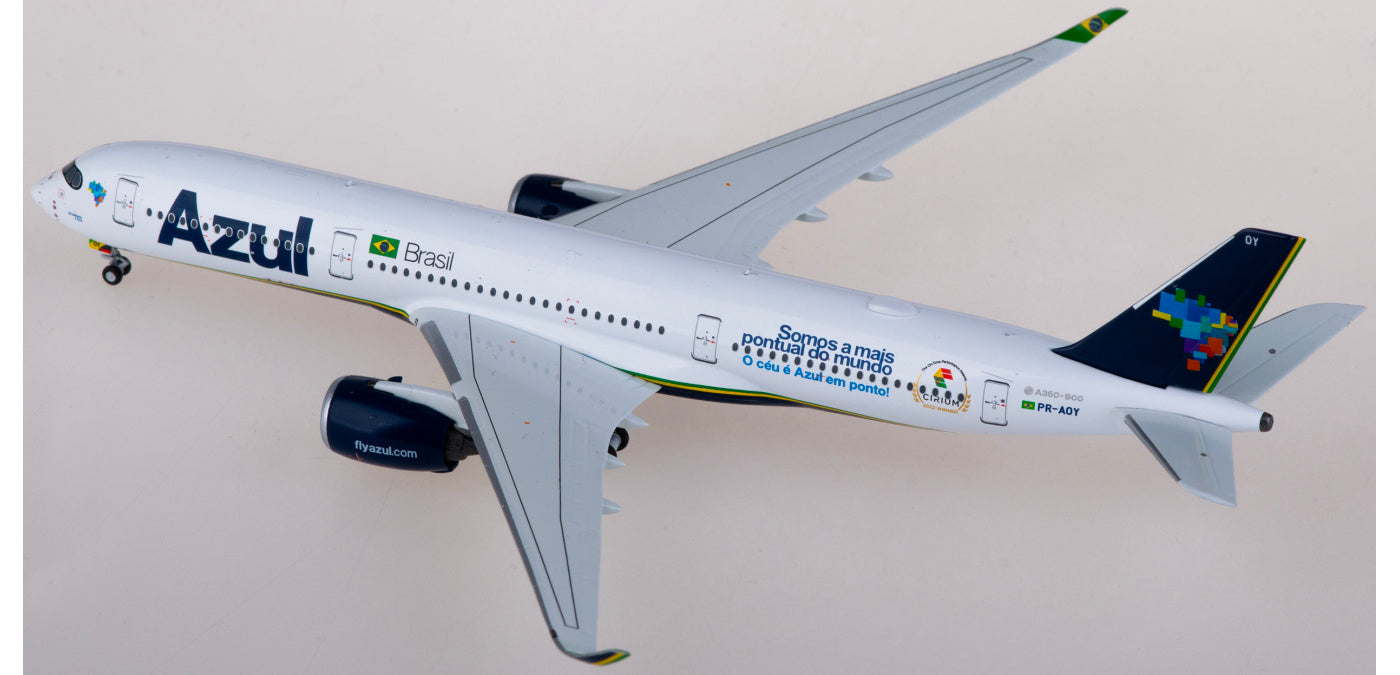 1:400 NG Models NG39050 Azul Airbus A350-900 PR-AOY Aircraft Model+Free Tractor