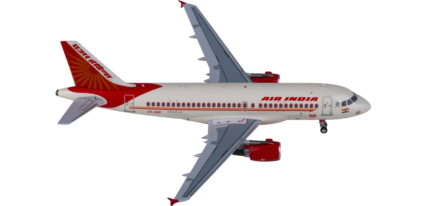 1:400 NG Models NG49010 Air India Airbus A319 VT-SCF Aircraft Model+Free Tractor