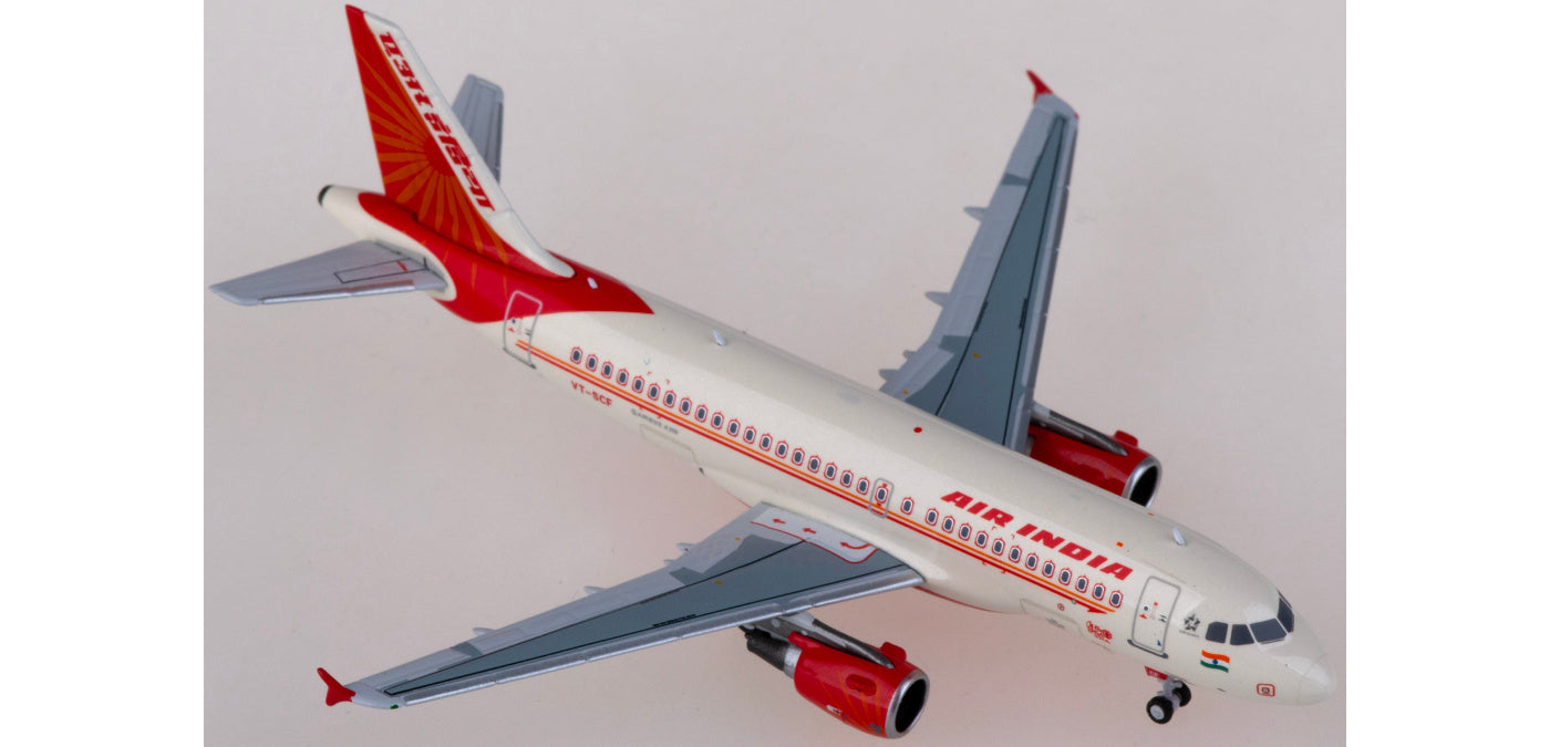 1:400 NG Models NG49010 Air India Airbus A319 VT-SCF Aircraft Model+Free Tractor