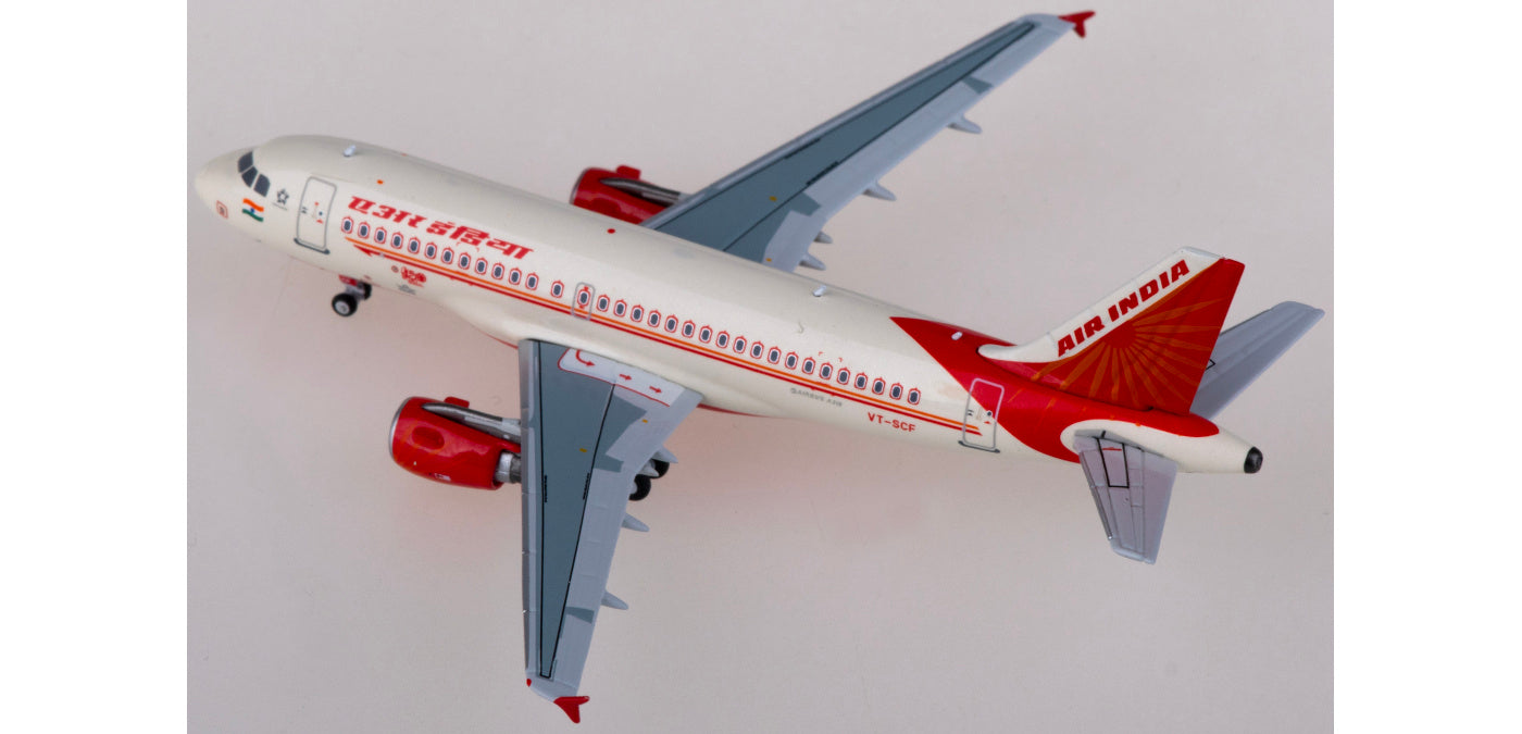 1:400 NG Models NG49010 Air India Airbus A319 VT-SCF Aircraft Model+Free Tractor