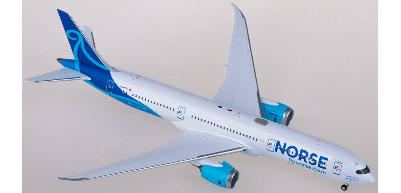 1:400 NG Models NG55115 Norse Atlantic Airways Boeing 787-9 LN-FNA Aircraft Model+Free Tractor