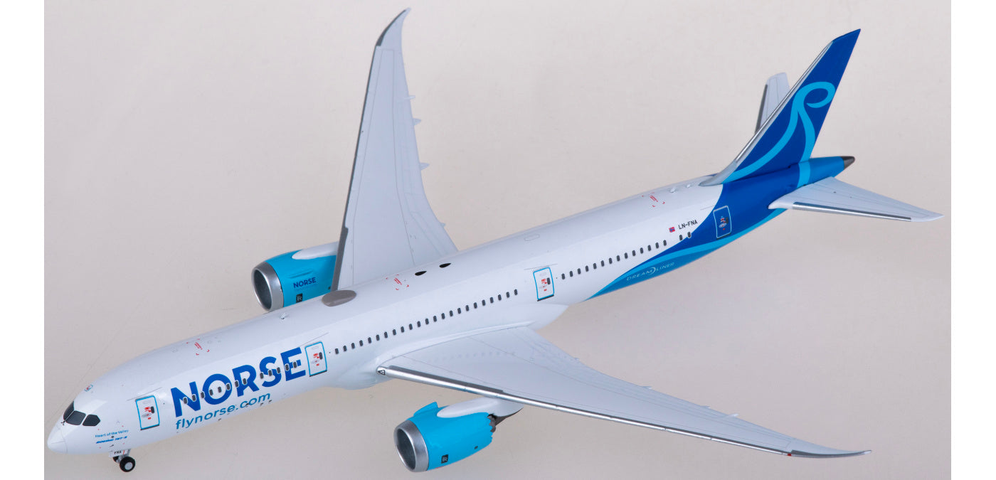 1:400 NG Models NG55115 Norse Atlantic Airways Boeing 787-9 LN-FNA Aircraft Model+Free Tractor