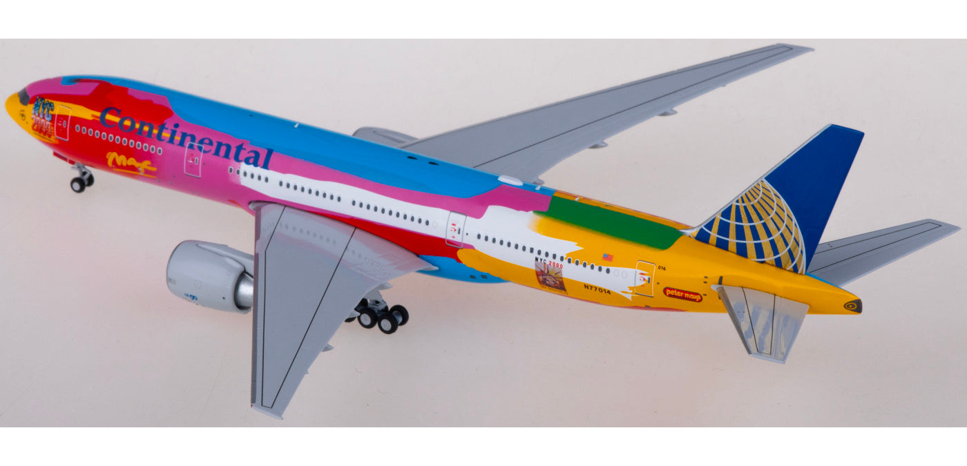 1:400 NG Models NG72005 Continental Airlines Boeing 777-200ER N77014 Free Tractor