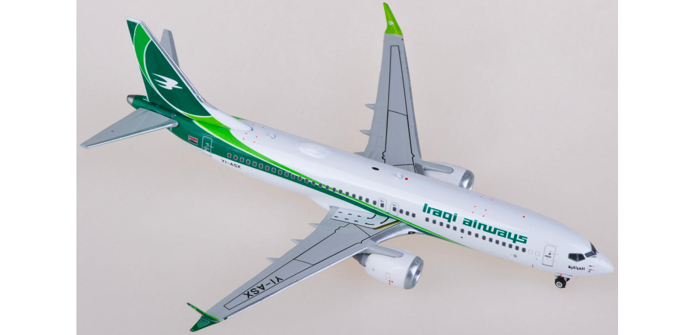 1:400 Phoenix PH11865 Iraqi Airways Boeing 737 MAX 8 YI-ASX Aircraft Model+Free Tractor