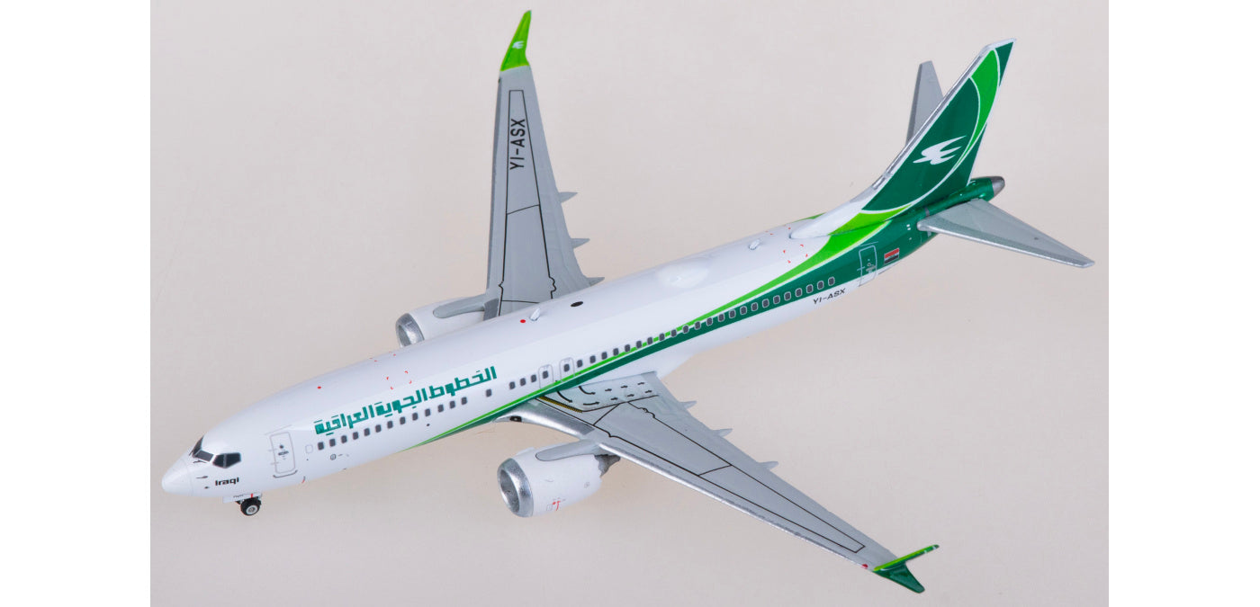 1:400 Phoenix PH11865 Iraqi Airways Boeing 737 MAX 8 YI-ASX Aircraft Model+Free Tractor